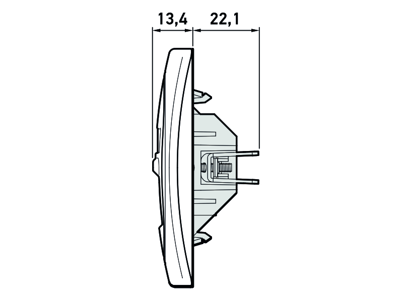 EON BELA PRIKLJUČNICA KOMUNIKACIJSKA 2xRJ45 UTP CAT6 E615.00