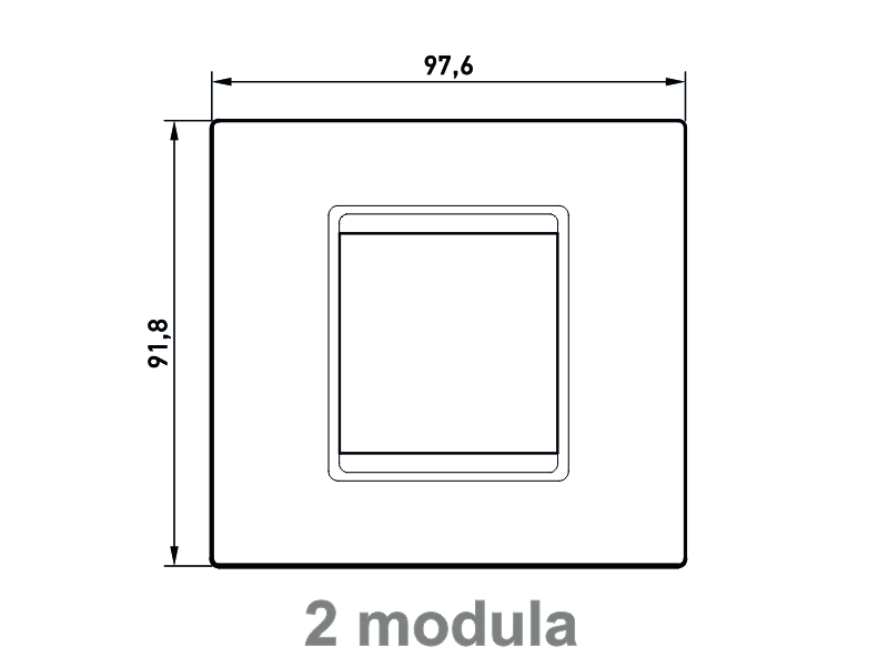 70102.0E EXP MASKA 2M BASIC BELA CRNI NOSAČ