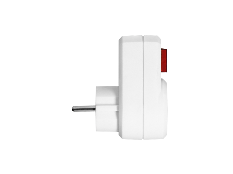 RAZVODNIK ADAPTER SA PREKIDACEM 1x2P+E OR-AE-13188(GS)