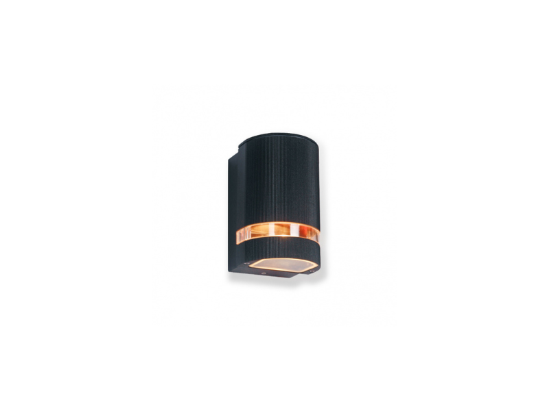 SVETILJKA FASADNA 1 PRAVAC 1XGU10 IP65 CRNA JM-5101