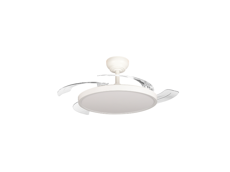 PLAFONSKI VENTILATOR SA LED SVETLOM 30W,BELA,IB01-WH