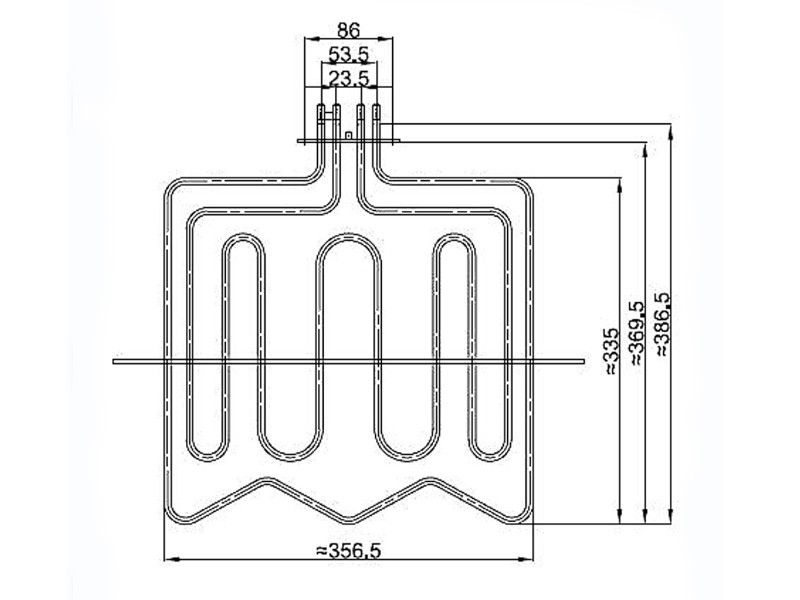 GREJAČ RERNE BEKO 2300W+1100W S-4081